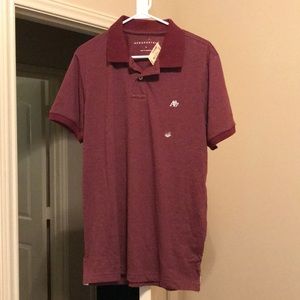 Aeropostale A87 maroon shirt